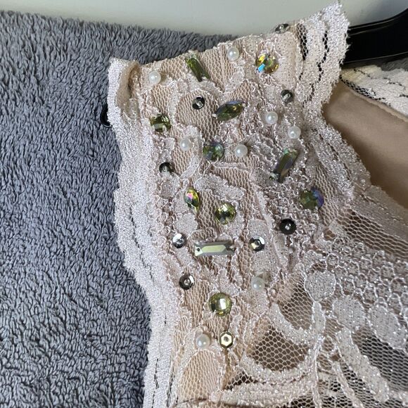 City Triangles Women’s Dress Peach Size 1 Formal Maxi Party Prom Wedding - Picture 9 of 16